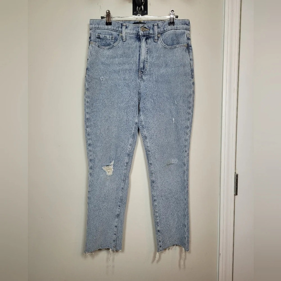 Banana Republic High-Rise Slim Jeans sz 29P Light Wash - Picture 1 of 11